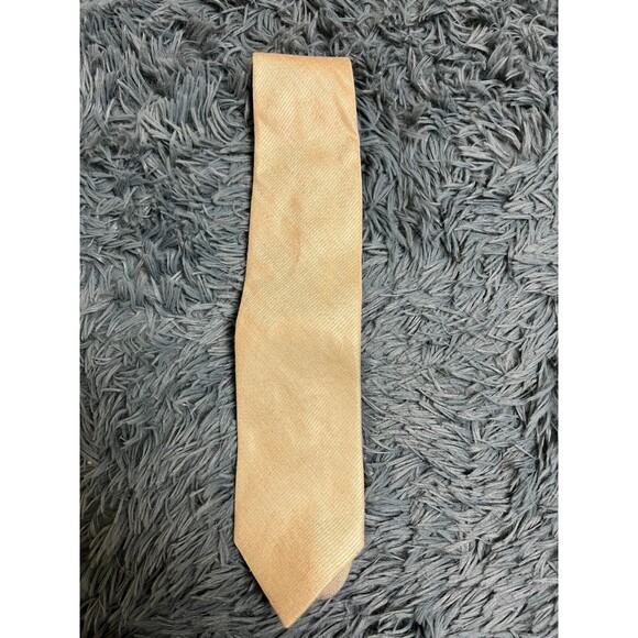 Ermenegildo Zegna Light Beige Silk Tie NWT